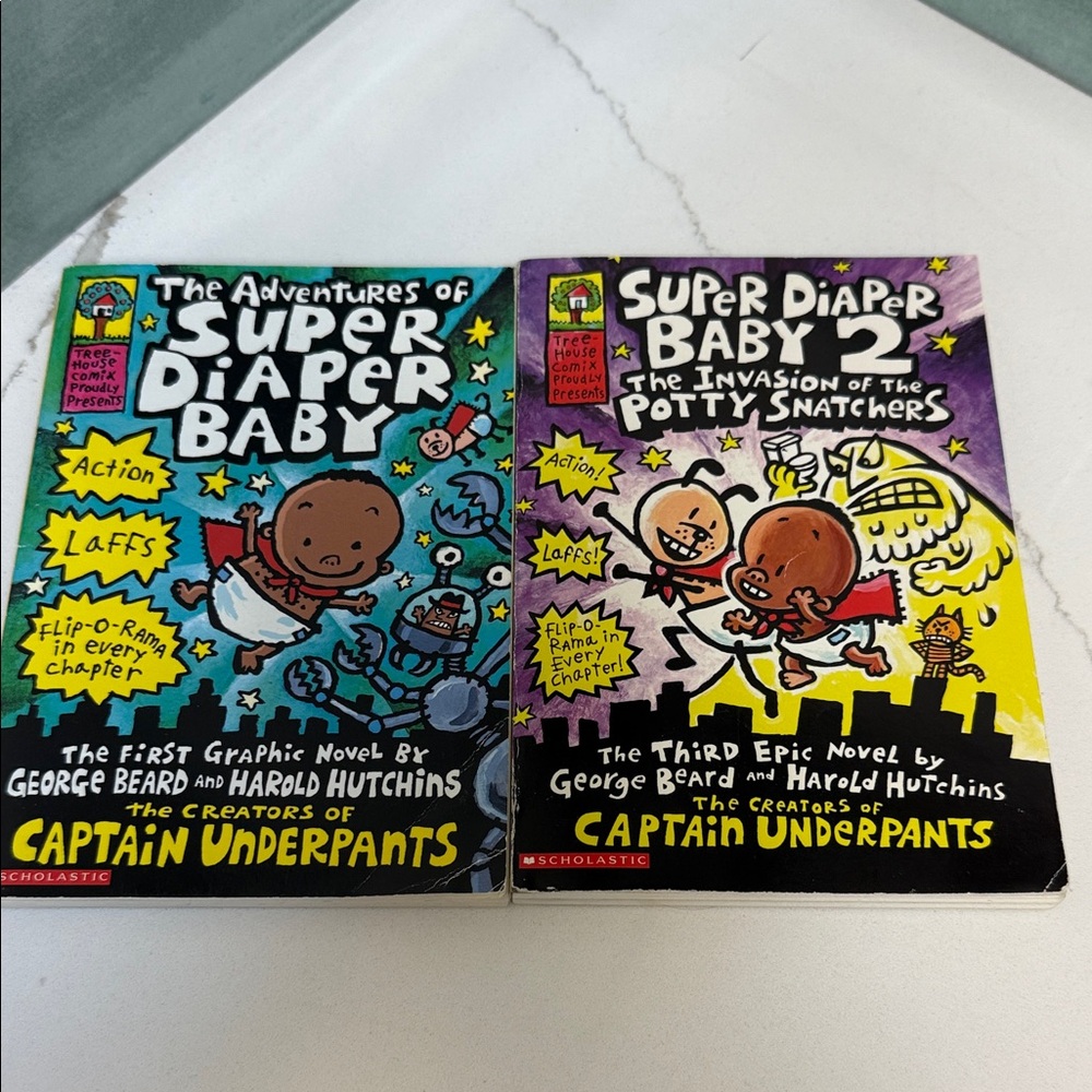 Scholastic Super Diaper Baby Graphic Novels